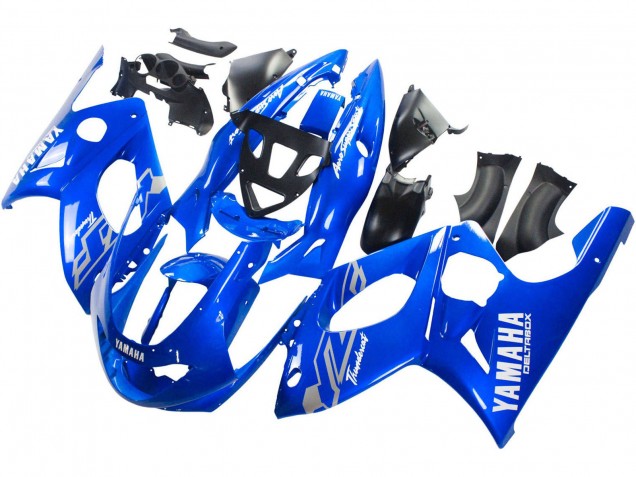 Carenados Moto Yamaha YZF600R Thundercat 1996-2007 - Azul Blanco Plata Fabricantes
