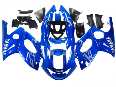 Carenados Moto Yamaha YZF600R Thundercat 1996-2007 - Azul Blanco Plata Fabricantes