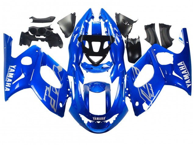 Carenados Moto Yamaha YZF600R Thundercat 1996-2007 - Azul Blanco Plata Fabricantes