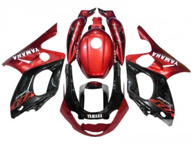Carenados Moto Yamaha YZF600R Thundercat 1996-2007 - Rojo Negro Plata Fabricantes