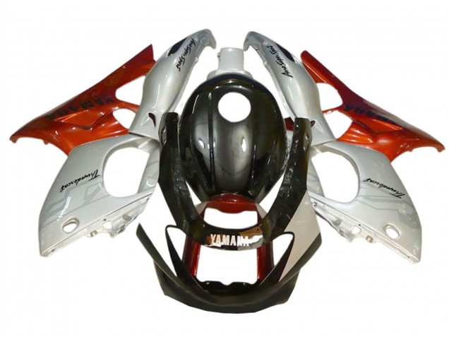 Carenados Moto Yamaha YZF600R Thundercat 1996-2007 - Negro Plata Burnt Naranja Fabricantes