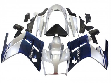 Carenados Moto Yamaha FJR1300 2001-2006 - Azul Oscuro Plata Fabricantes