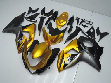 Carenados Moto Suzuki GSXR 1000 2009-2016 - Oro Negro Mate Fabricantes