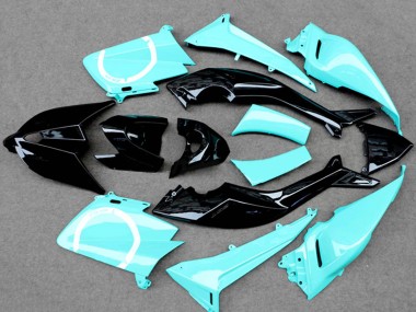 Carenados Moto Yamaha TMAX530 2012-2014 - Azul Claro Negro Brillante Fabricantes