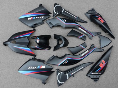 Carenados Moto Yamaha TMAX530 2012-2014 - Negro Mate Rojo Azul 93 Fabricantes