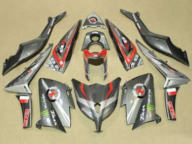 Carenados Moto Yamaha TMAX530 2012-2014 - Gris Rojo Monstruo ENEOS Fabricantes