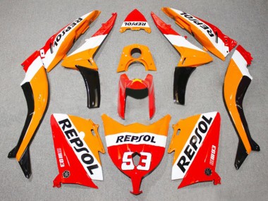 Carenados Moto Yamaha TMAX530 2012-2014 - Rojo Naranja Blanco Repsol 93 Fabricantes