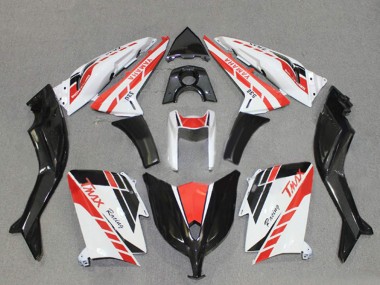Carenados Moto Yamaha TMAX530 2012-2014 - Blanco Rojo Negro Carrera Fabricantes