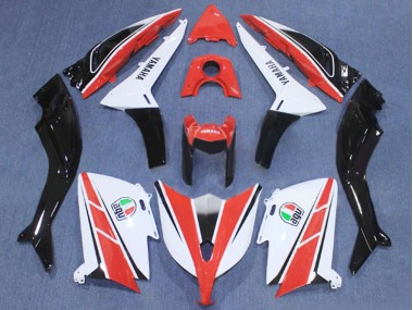 Carenado Moto Yamaha TMAX530 2012-2014 - Rojo Blanco Negro Fabricantes