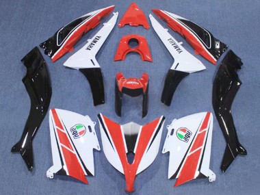 Carenado Moto Yamaha TMAX530 2012-2014 - Rojo Blanco Negro Fabricantes