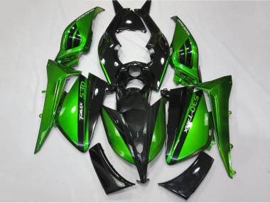 Carenados Moto Yamaha TMAX530 2012-2014 - Verde Brillante Negro Fabricantes