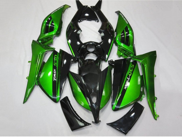 Carenados Moto Yamaha TMAX530 2012-2014 - Verde Brillante Negro Fabricantes
