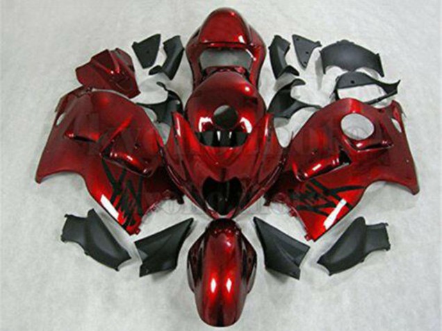 Carenado Moto Suzuki GSXR 1300 Hayabusa 1996-2007 - Rojo Negro Fabricantes