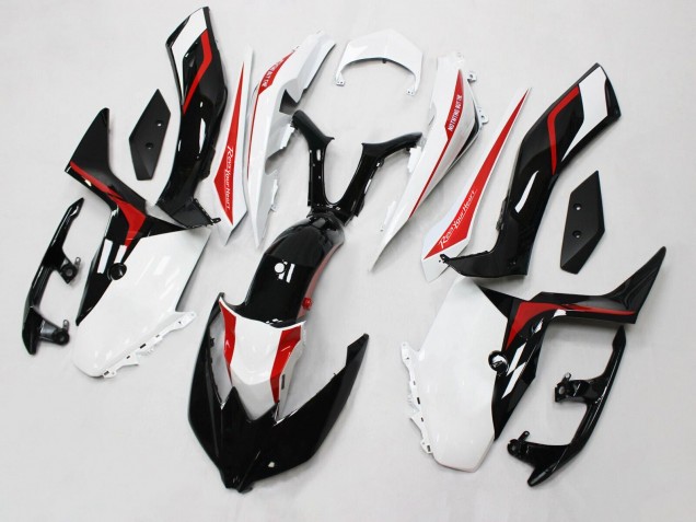 Carenados Moto Yamaha XMAX300 2017-2021 - Blanco Rojo Negro Brillante Fabricantes