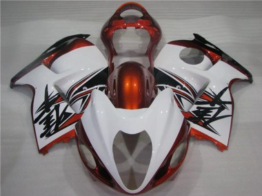 Carenados Moto Suzuki GSXR 1300 Hayabusa 1996-2007 - Blanco Naranja Negro Fabricantes