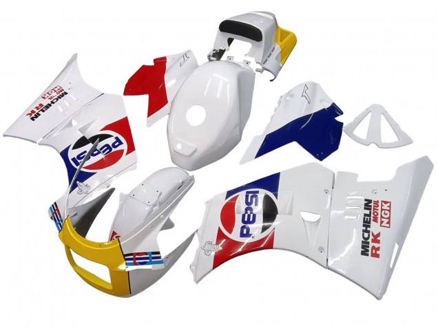Carenados Moto Suzuki RG400 RG500 RG400/500 1984-1987 - Blanco Rojo Azul Amarillo Motul Michelin Pepsi Fabricantes
