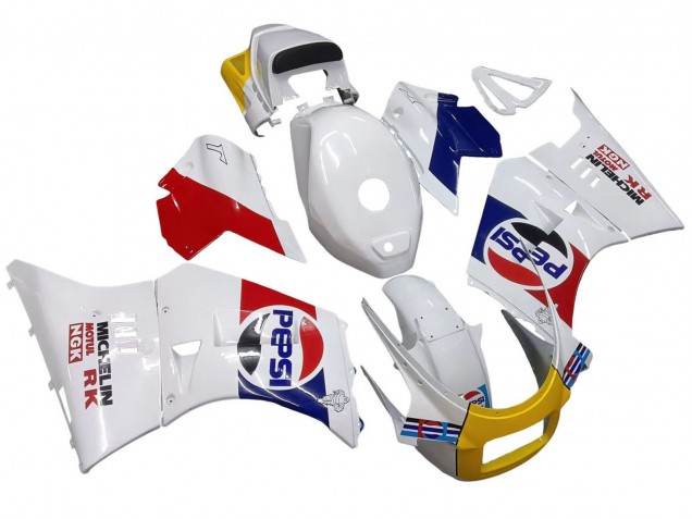 Carenados Moto Suzuki RG400 RG500 RG400/500 1984-1987 - Blanco Rojo Azul Amarillo Motul Michelin Pepsi Fabricantes