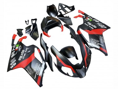 Carenados Moto Aprilia RSV1000 2003-2006 - Negro Rojo Fabricantes