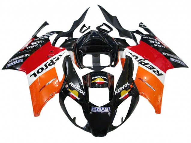 Carenados Moto Aprilia RSV1000 2003-2006 - Naranja Blanco Rojo Negro Repsol Fabricantes
