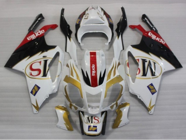 Carenados Moto Aprilia RSV1000 2003-2006 - Blanco Oro Rojo Negro Fabricantes