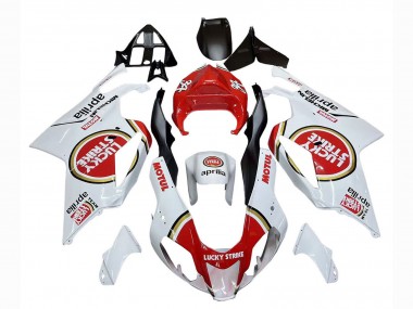 Carenados Moto Aprilia RSV1000 2003-2006 - Blanco Rojo Lucky Strike Motul 34 Fabricantes