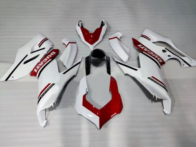 Carenados Moto Ducati Panigale V2 2020-2024 - Blanco Rojo Negro Brillante Fabricantes