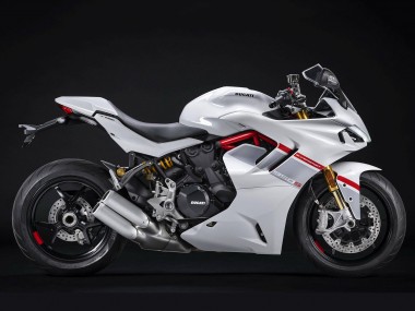 Carenados Moto Ducati 2021-2024 Ducati Supersport 950/950S 2021-2024 - Blanco Plata Rojo Fabricantes