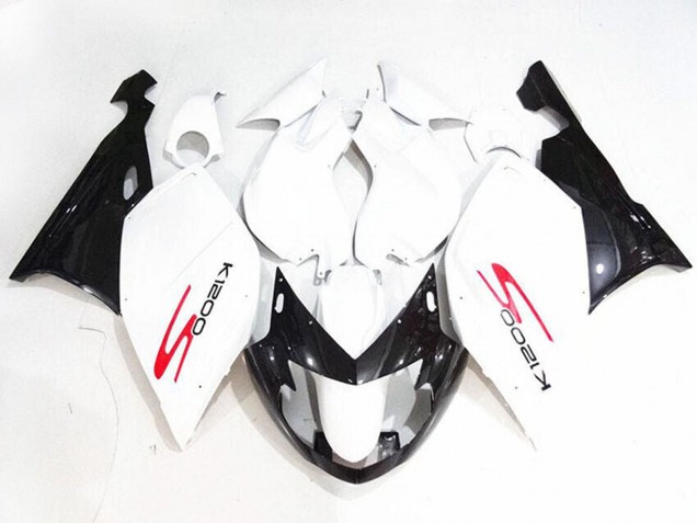 Carenados Moto BMW K1200S 2005-2010 - Blanco Negro Brillante Fabricantes