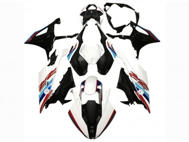 Carenado Moto BMW S1000RR 2019-2022 - Negro Blanco Azul Fabricantes