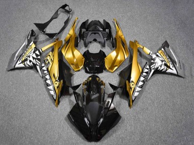 Carenados Moto BMW S1000RR 2019-2022 - Oro Negro Tiburón Fabricantes