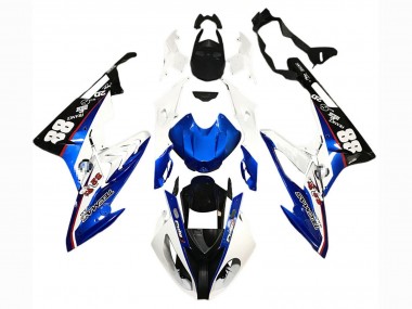 Carenados Moto BMW S1000RR 2015-2016 - Blanco Azul Negro 88 Fabricantes
