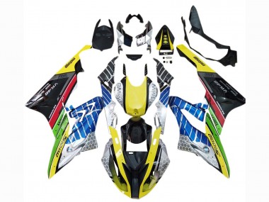 Carenados Moto BMW S1000RR 2015-2016 - Amarillo Azul Verde Rojo Negro VR 46 Fabricantes