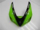 Carenados Moto Kawasaki ZX6R 2005-2006 - Verde Negro Brillante Elf Fabricantes
