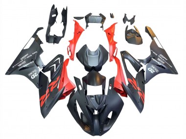 Carenados Moto BMW S1000RR 2015-2016 - Negro Mate Rojo Fabricantes