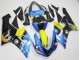 Carenados Moto Kawasaki ZX6R 2005-2006 - Azul Amarillo Negro Tiburón Fabricantes