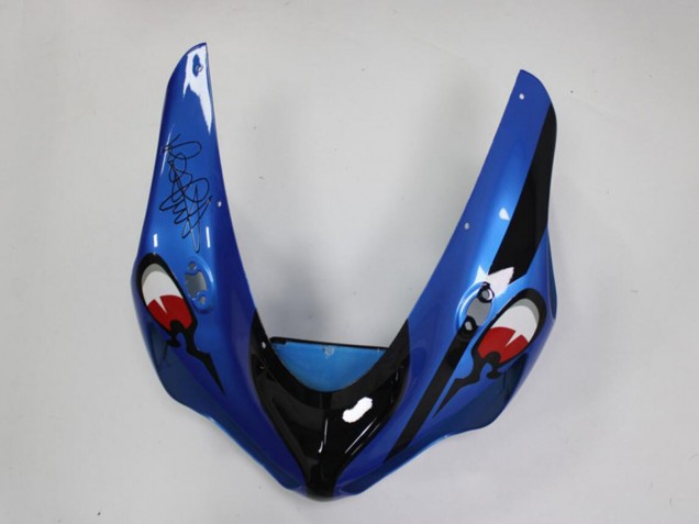 Carenados Moto Kawasaki ZX6R 2005-2006 - Azul Amarillo Negro Tiburón Fabricantes