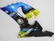 Carenados Moto Kawasaki ZX6R 2005-2006 - Azul Amarillo Negro Tiburón Fabricantes