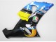 Carenados Moto Kawasaki ZX6R 2005-2006 - Azul Amarillo Negro Tiburón Fabricantes