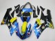 Carenados Moto Kawasaki ZX6R 2005-2006 - Azul Amarillo Negro Tiburón Fabricantes