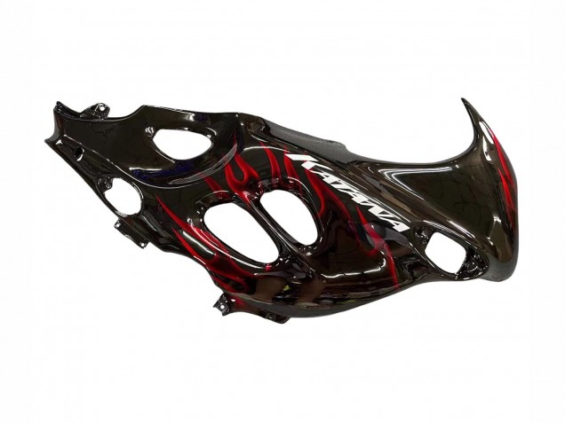 Carenados Moto Suzuki GSX600F/GSX750F 2004-2006 - Negro Brillante Rojo Llama Fabricantes