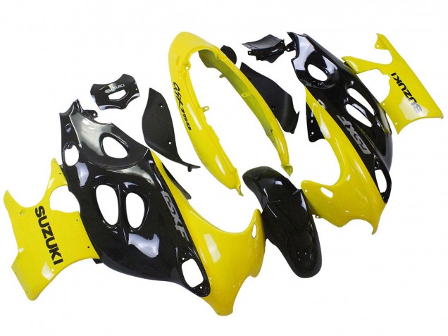 Carenados Moto Suzuki GSX600F/GSX750F 2004-2006 - Negro Brillante Amarillo Fabricantes