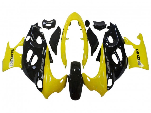 Carenados Moto Suzuki GSX600F/GSX750F 2004-2006 - Negro Brillante Amarillo Fabricantes