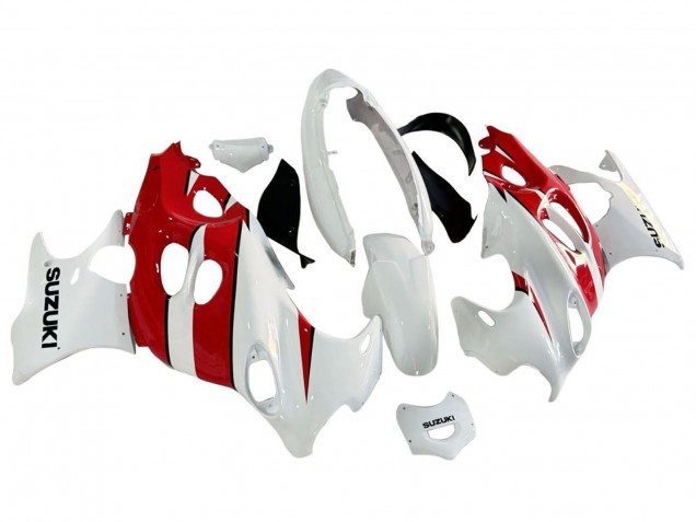 Carenados Moto Suzuki GSX600F/GSX750F 2004-2006 - Blanco Rojo Fabricantes
