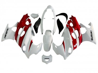 Carenados Moto Suzuki GSX600F/GSX750F 2004-2006 - Blanco Rojo Fabricantes