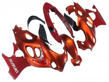 Carenados Moto Suzuki GSX600F/GSX750F 2004-2006 - Burnt Naranja Blanco Logo Fabricantes