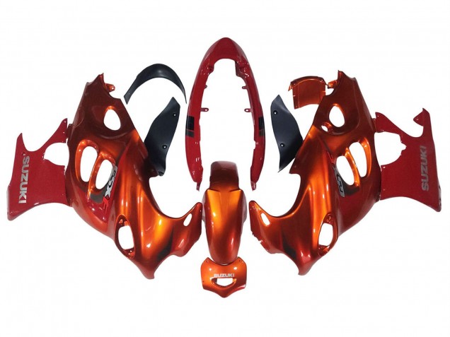 Carenados Moto Suzuki GSX600F/GSX750F 2004-2006 - Burnt Naranja Blanco Logo Fabricantes
