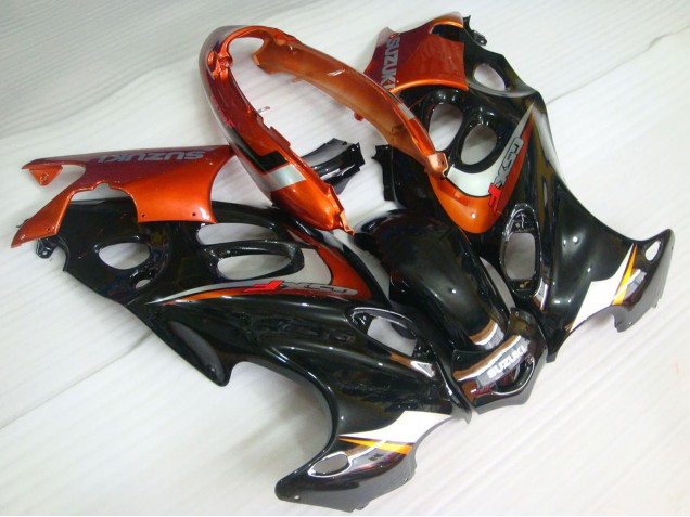 Carenados Moto Suzuki GSX600F/GSX750F 2004-2006 - Negro Brillante Naranja Fabricantes