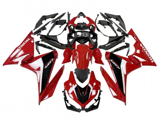 Carenado Moto Honda CBR500R 2022-2023 - Rojo Blanco Negro Fabricantes
