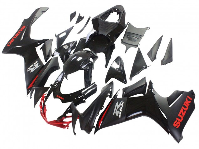 Carenados Moto Suzuki GSXR 600 / GSXR 750 2011-2024 - Negro Gris Rojo Línea Fabricantes