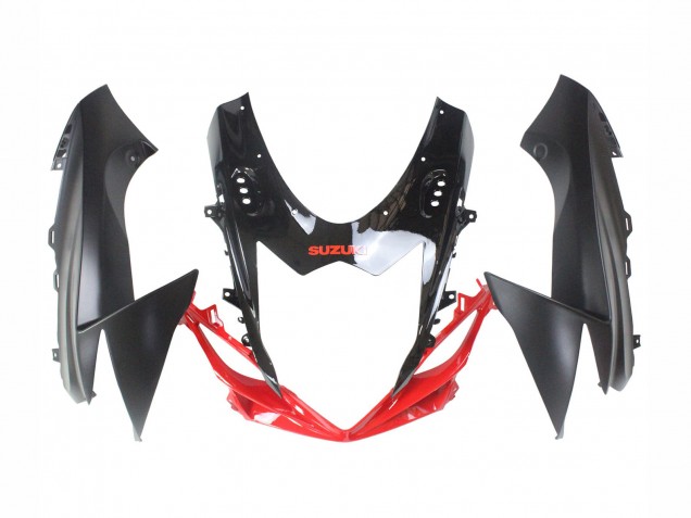 Carenados Moto Suzuki GSXR 600 / GSXR 750 2011-2024 - Negro Gris Rojo Línea Fabricantes